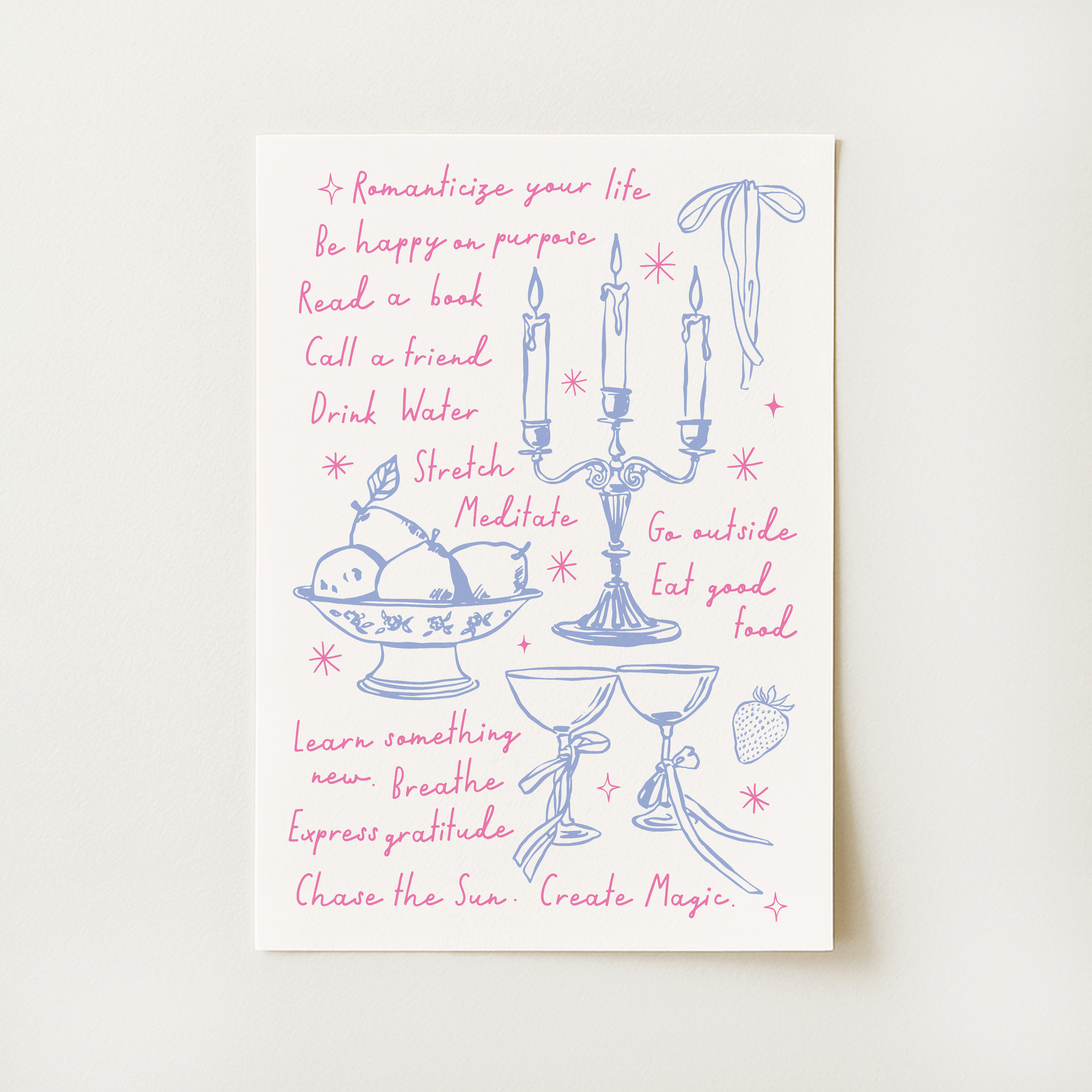Handdrawn Quote Print