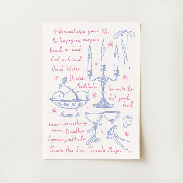 Handdrawn Quote Print