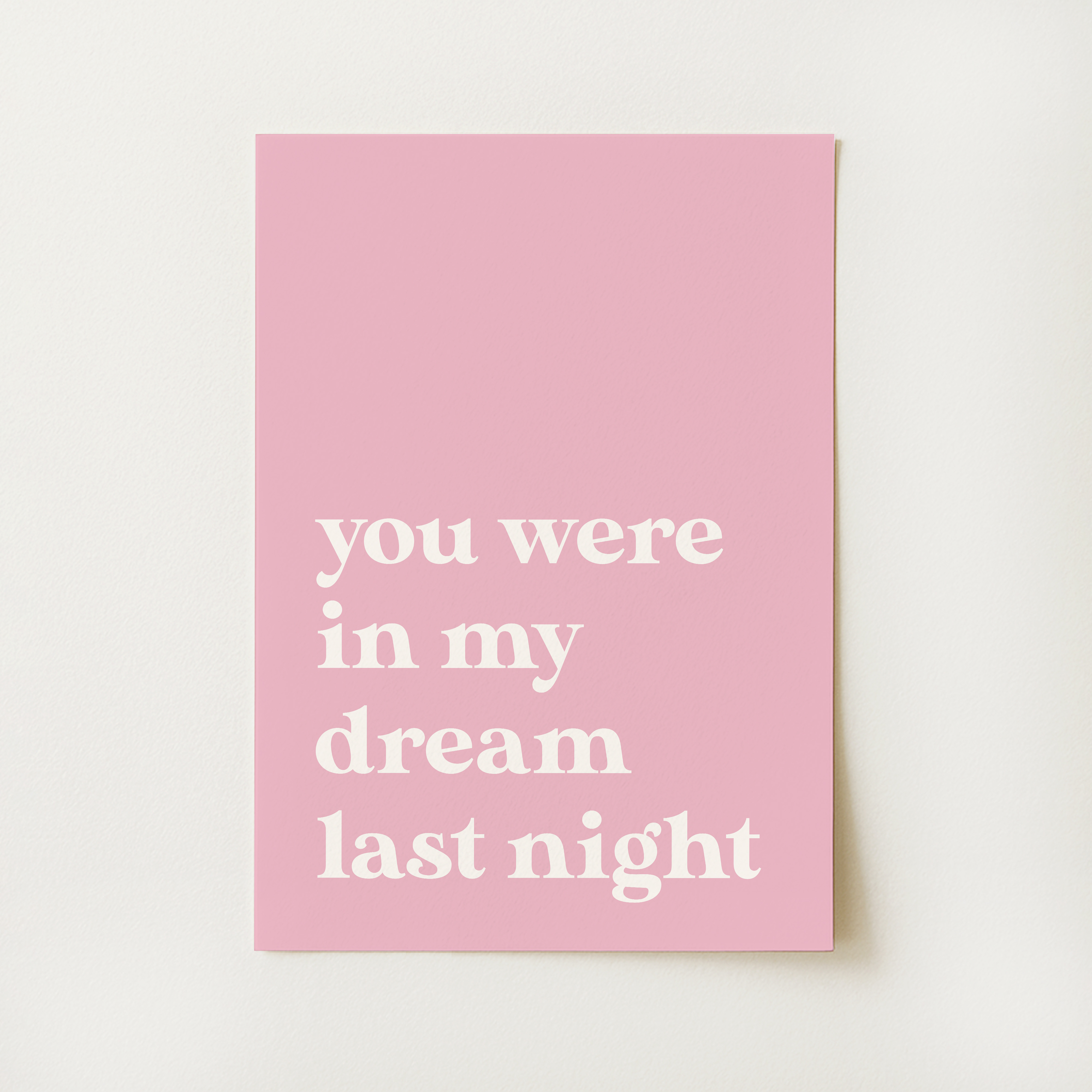 Dream Quote Print