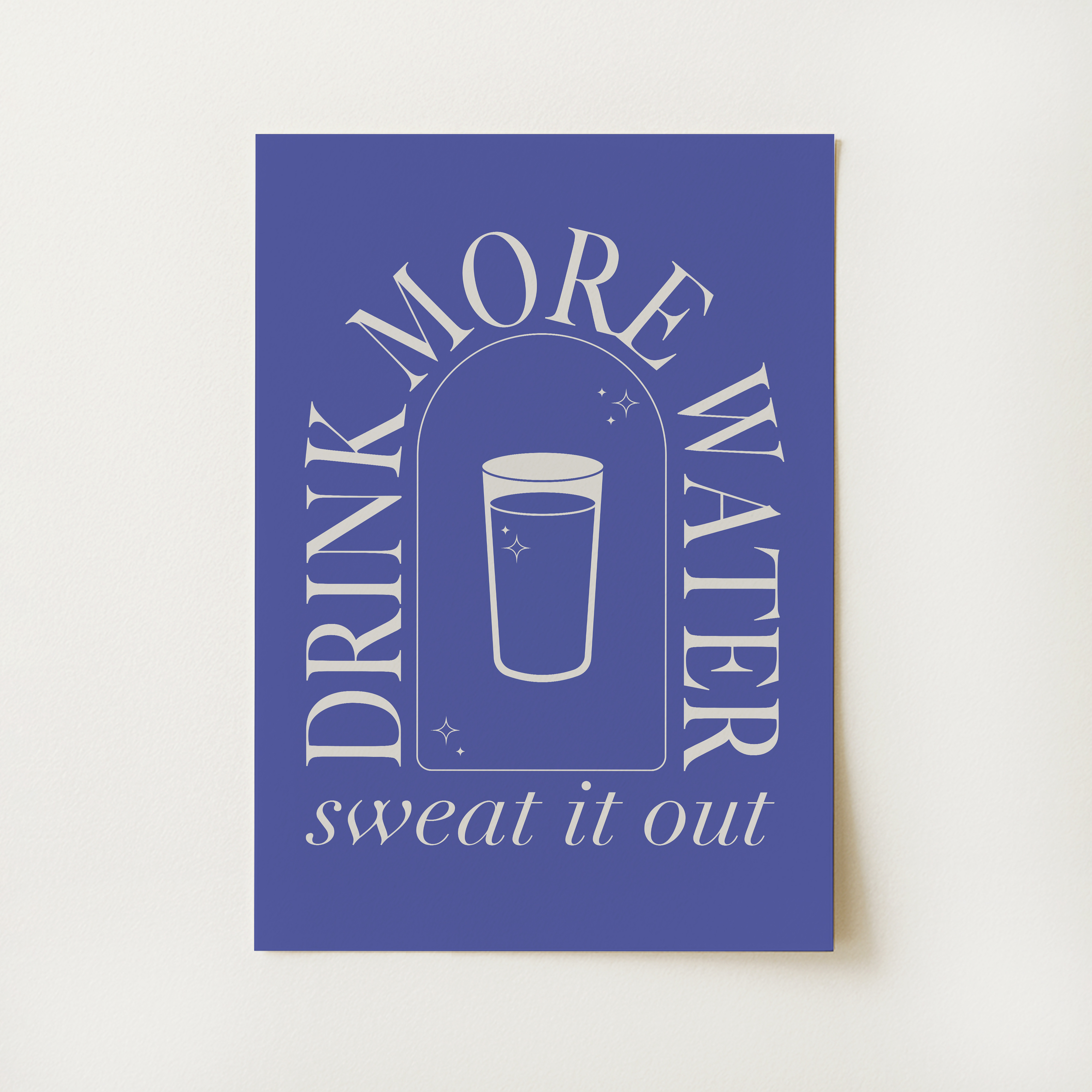 Drink More Water Print