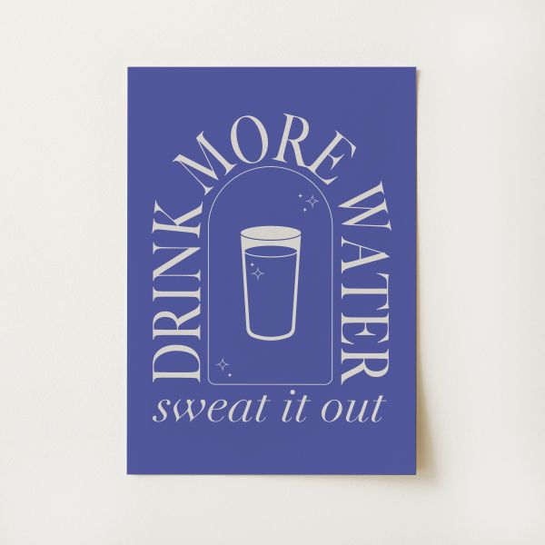 Drink More Water Print