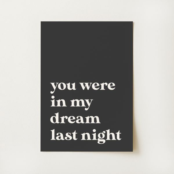 Dream Quote Print