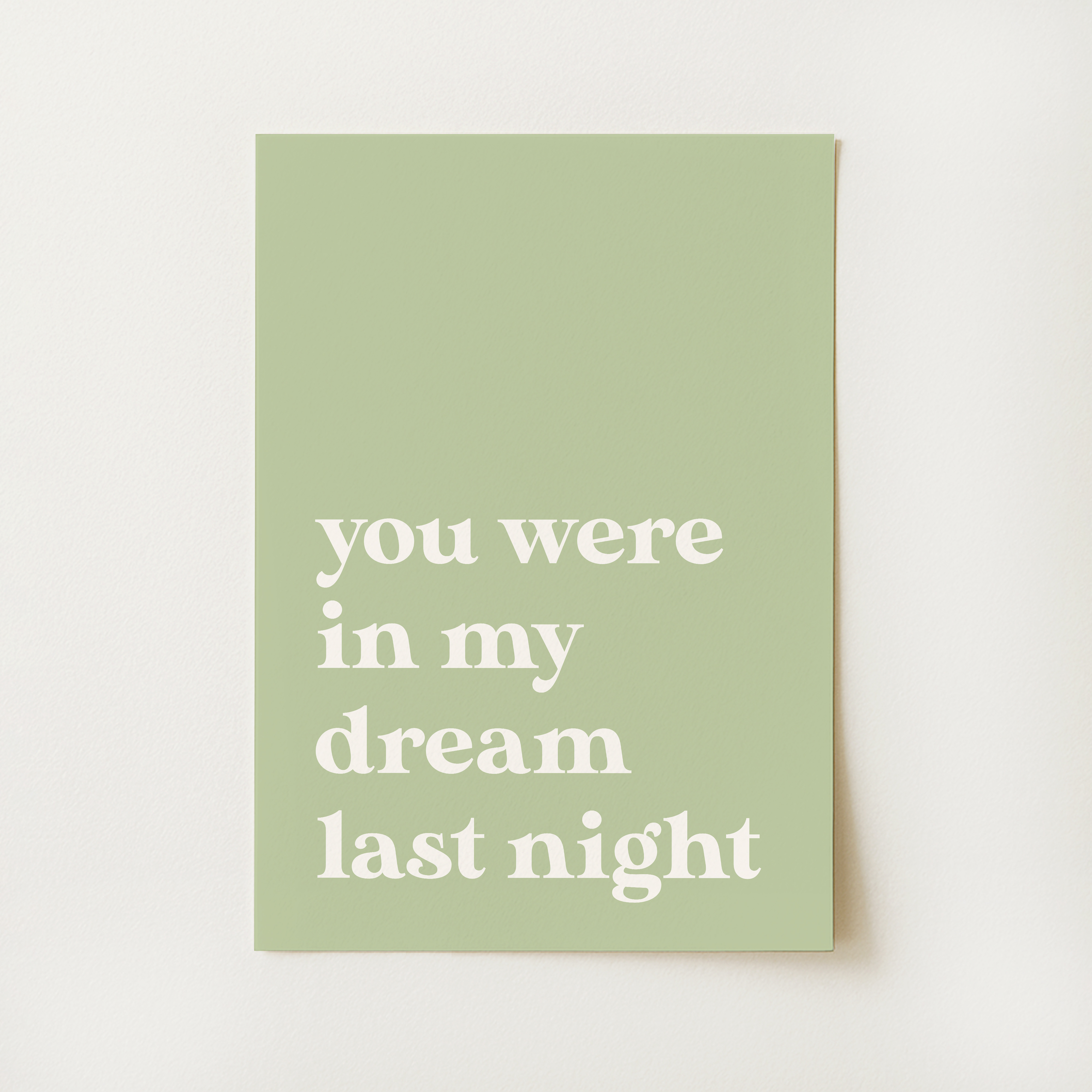 Dream Quote Print