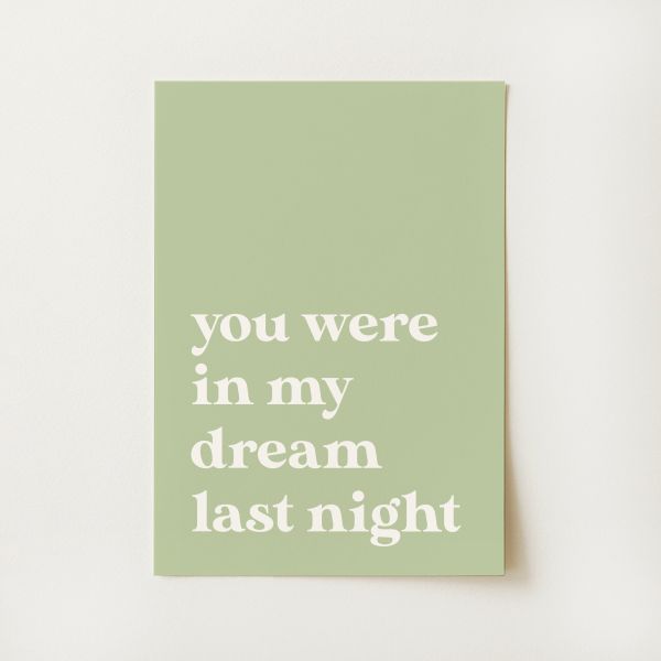 Dream Quote Print