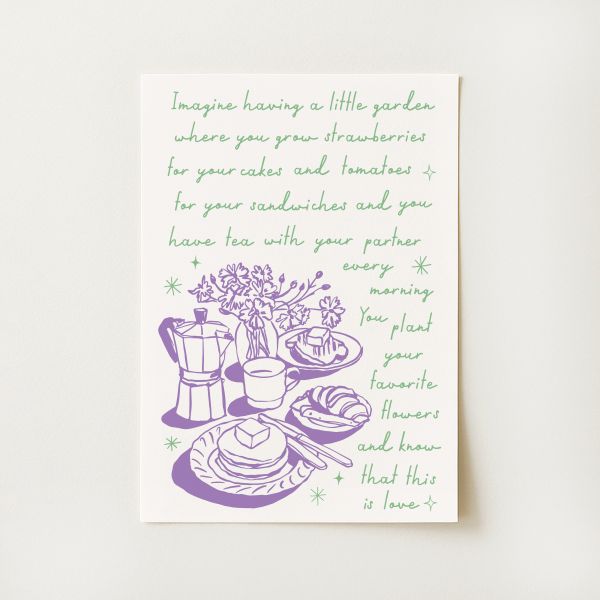 Handdrawn Quote Print