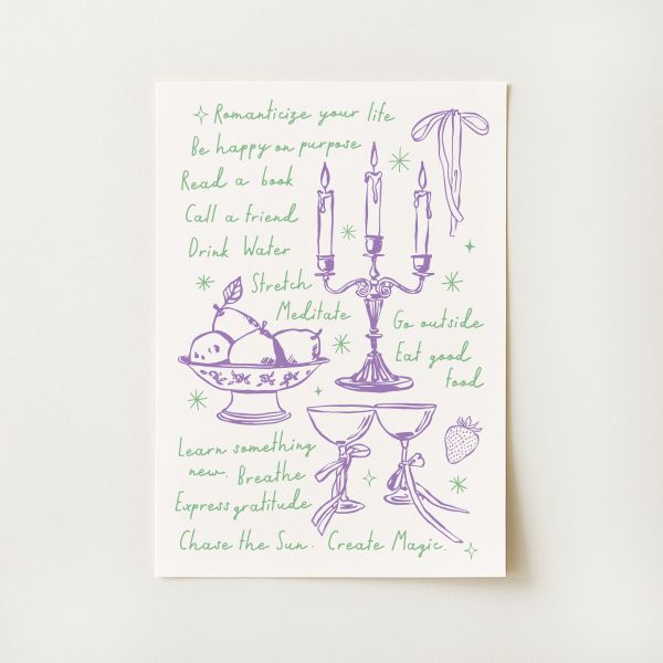 Handdrawn Quote Print