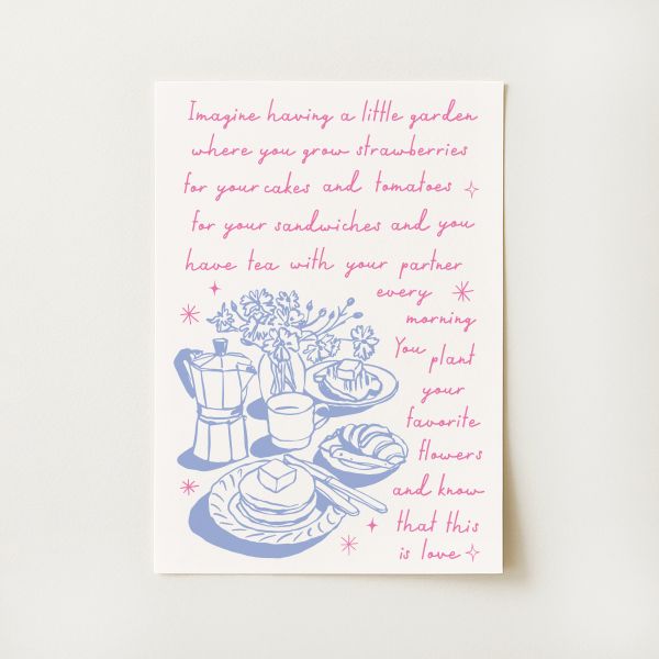 Handdrawn Quote Print