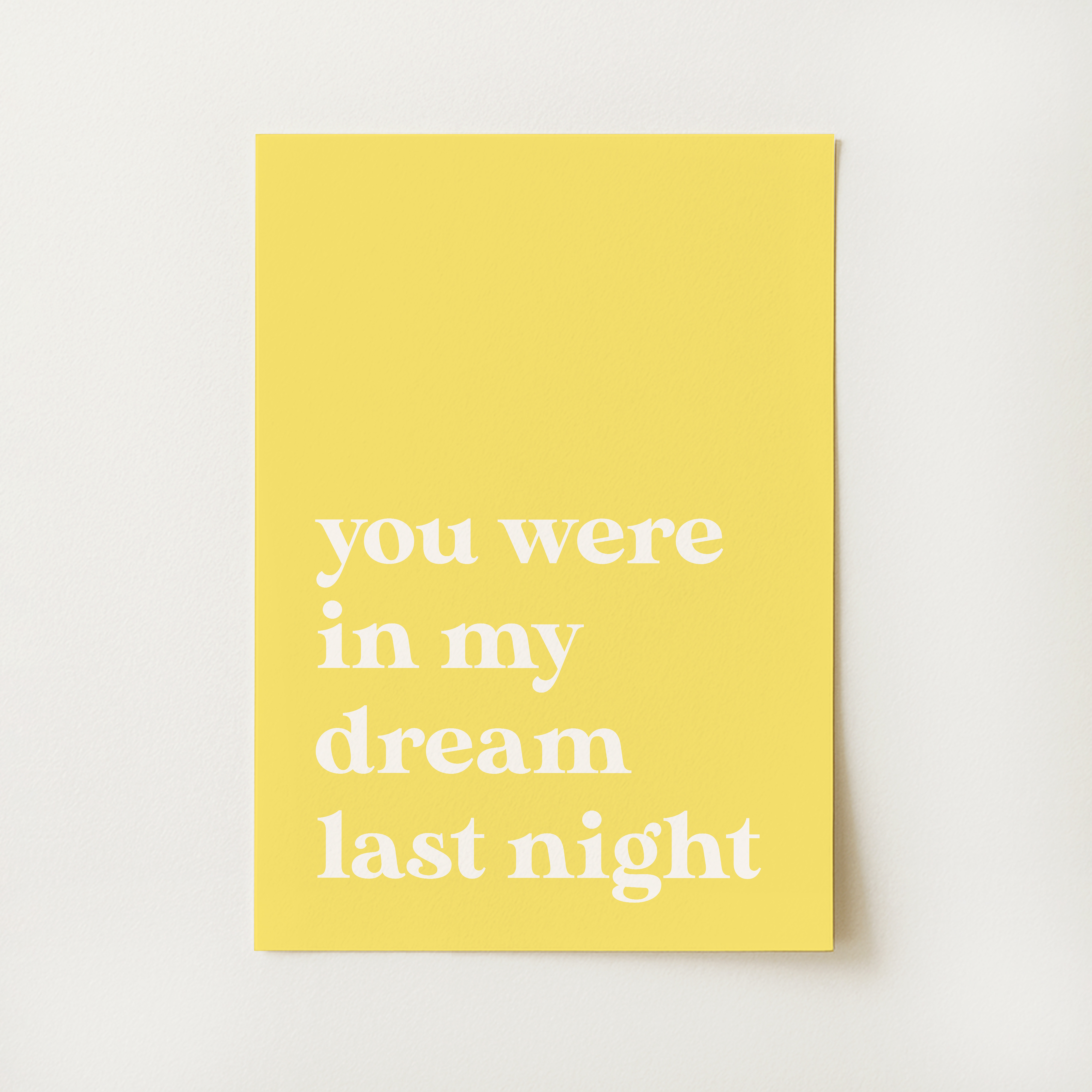Dream Quote Print