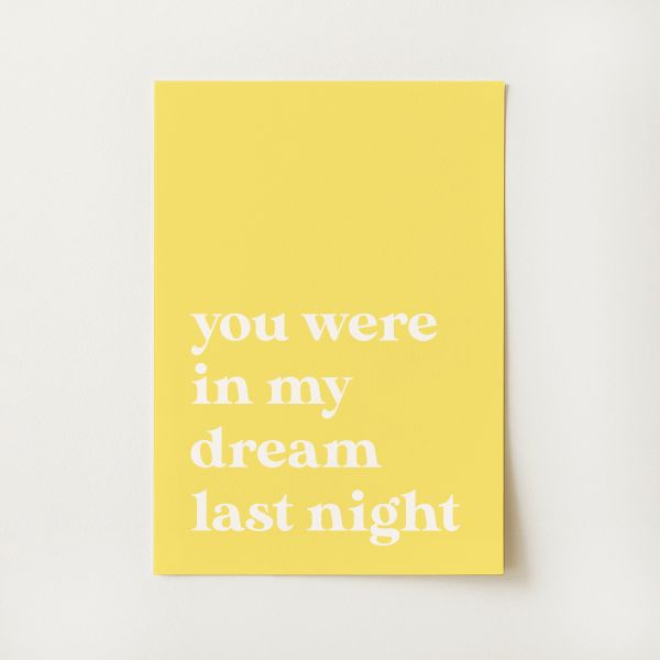 Dream Quote Print