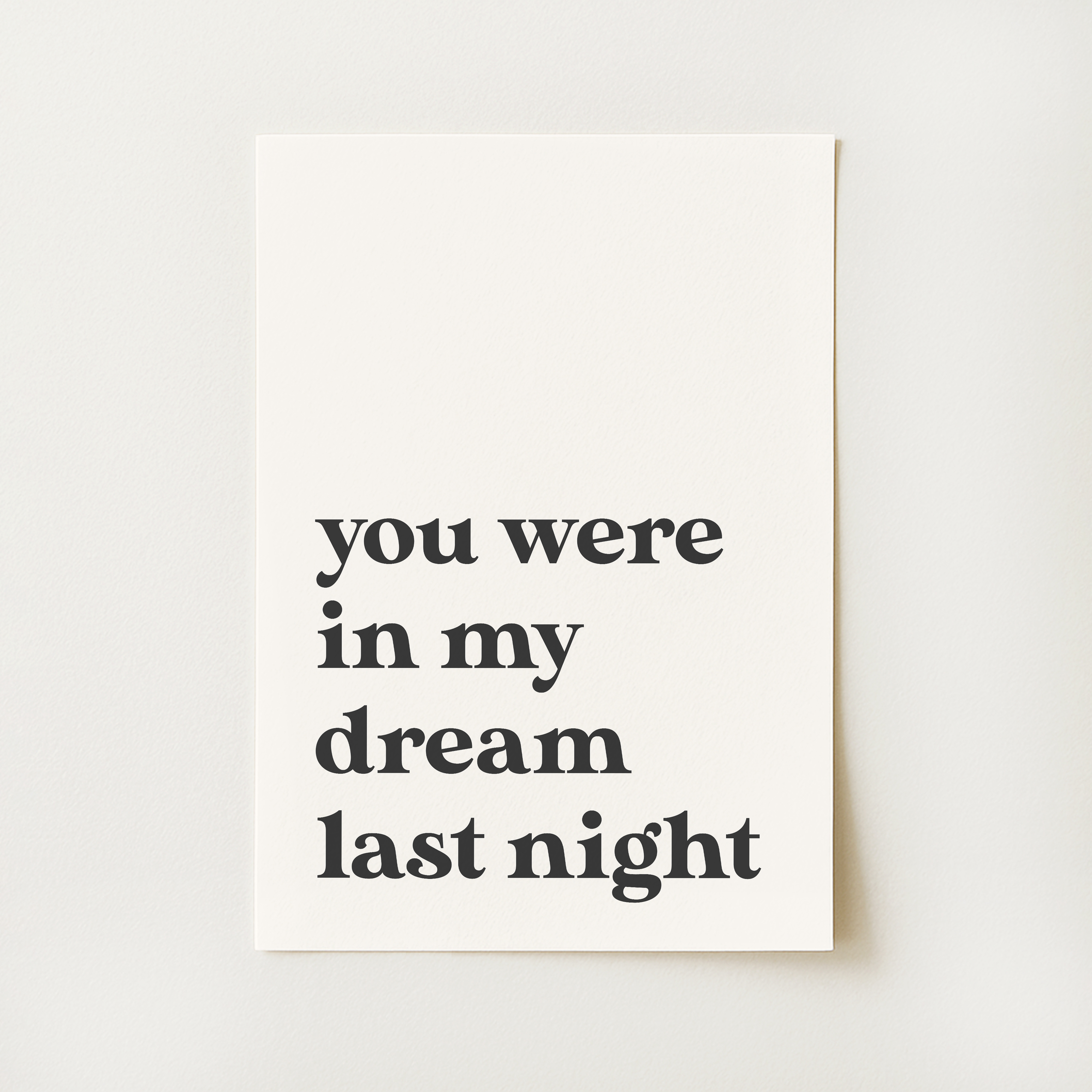 Dream Quote Print