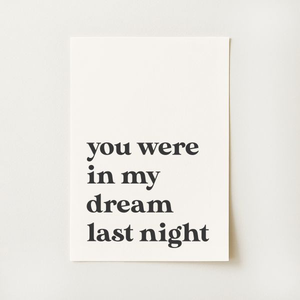 Dream Quote Print
