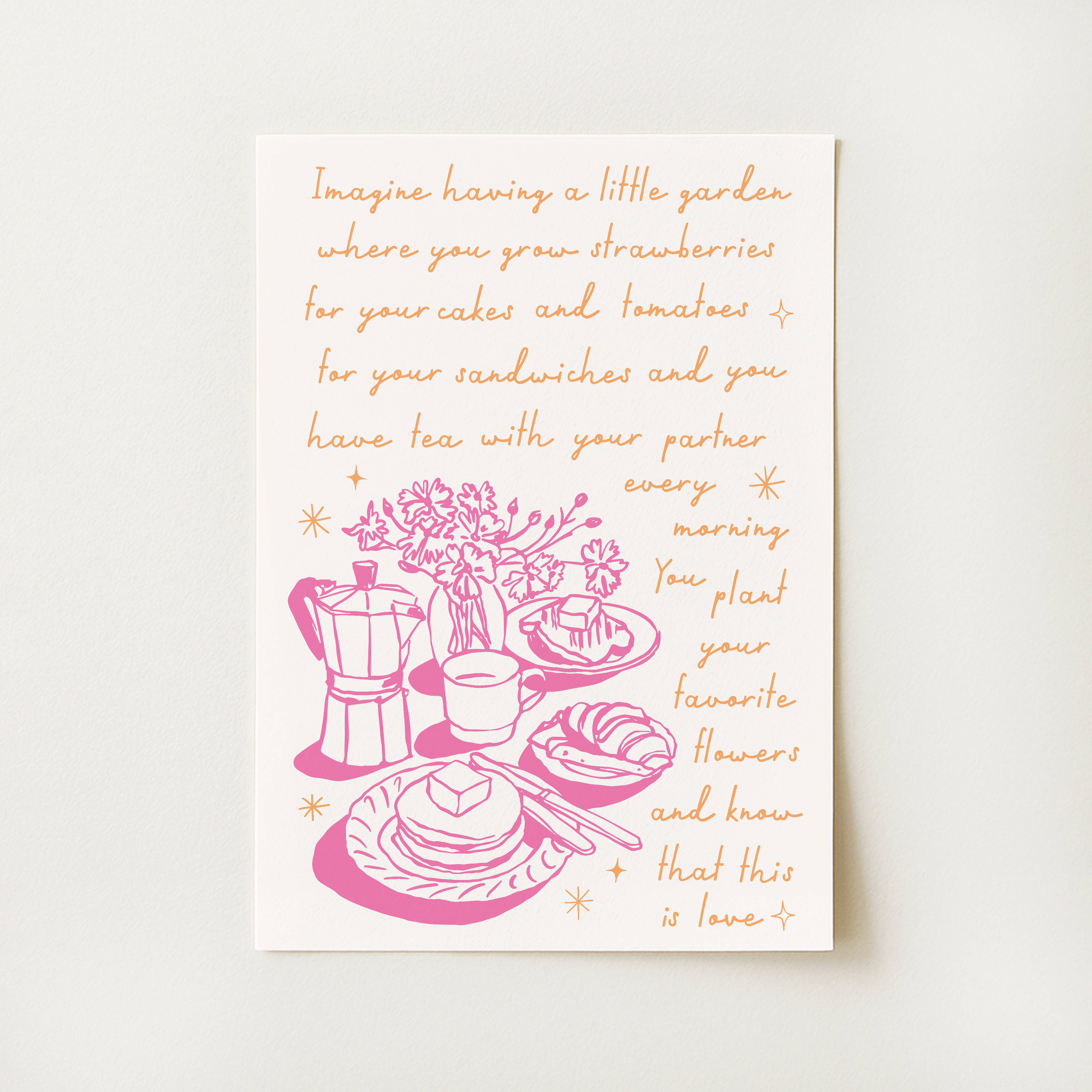 Handdrawn Quote Print
