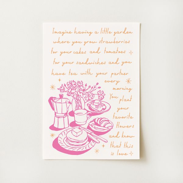 Handdrawn Quote Print
