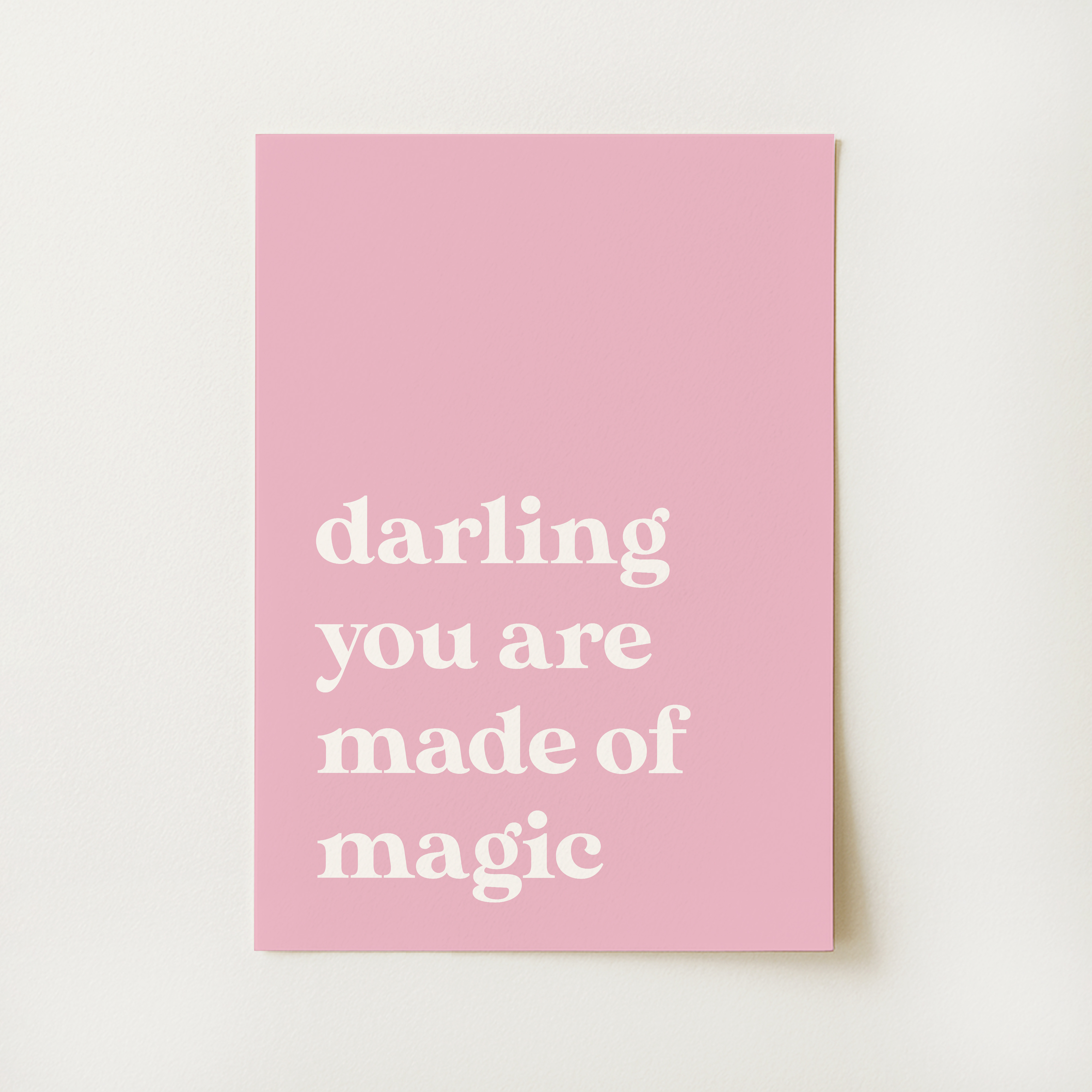 Made of Magic Quote Print