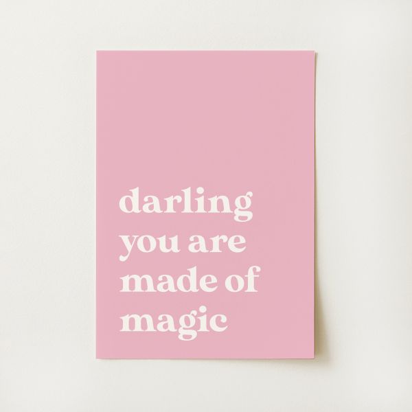 Made of Magic Quote Print