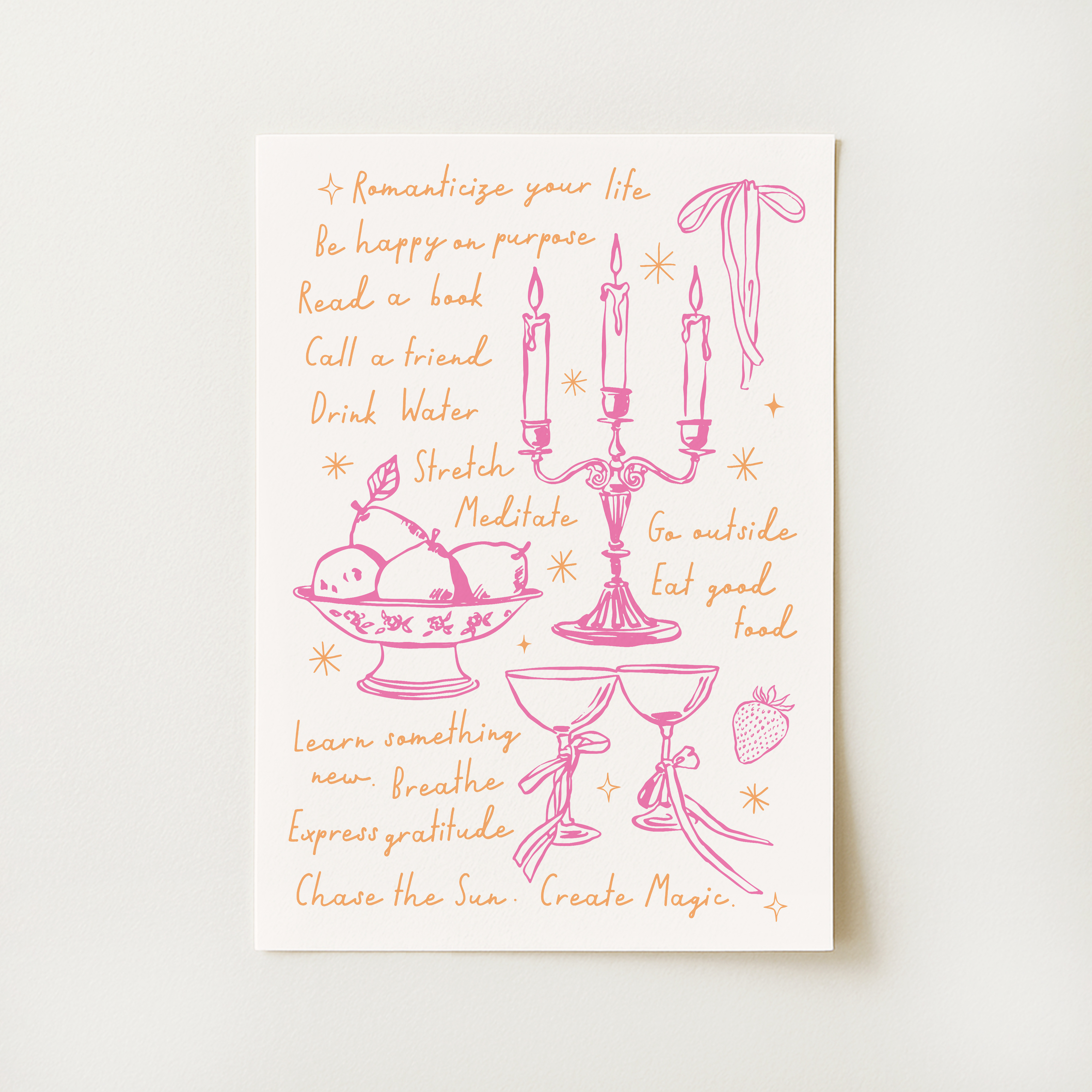 Handdrawn Quote Print