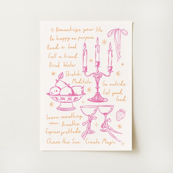 Handdrawn Quote Print