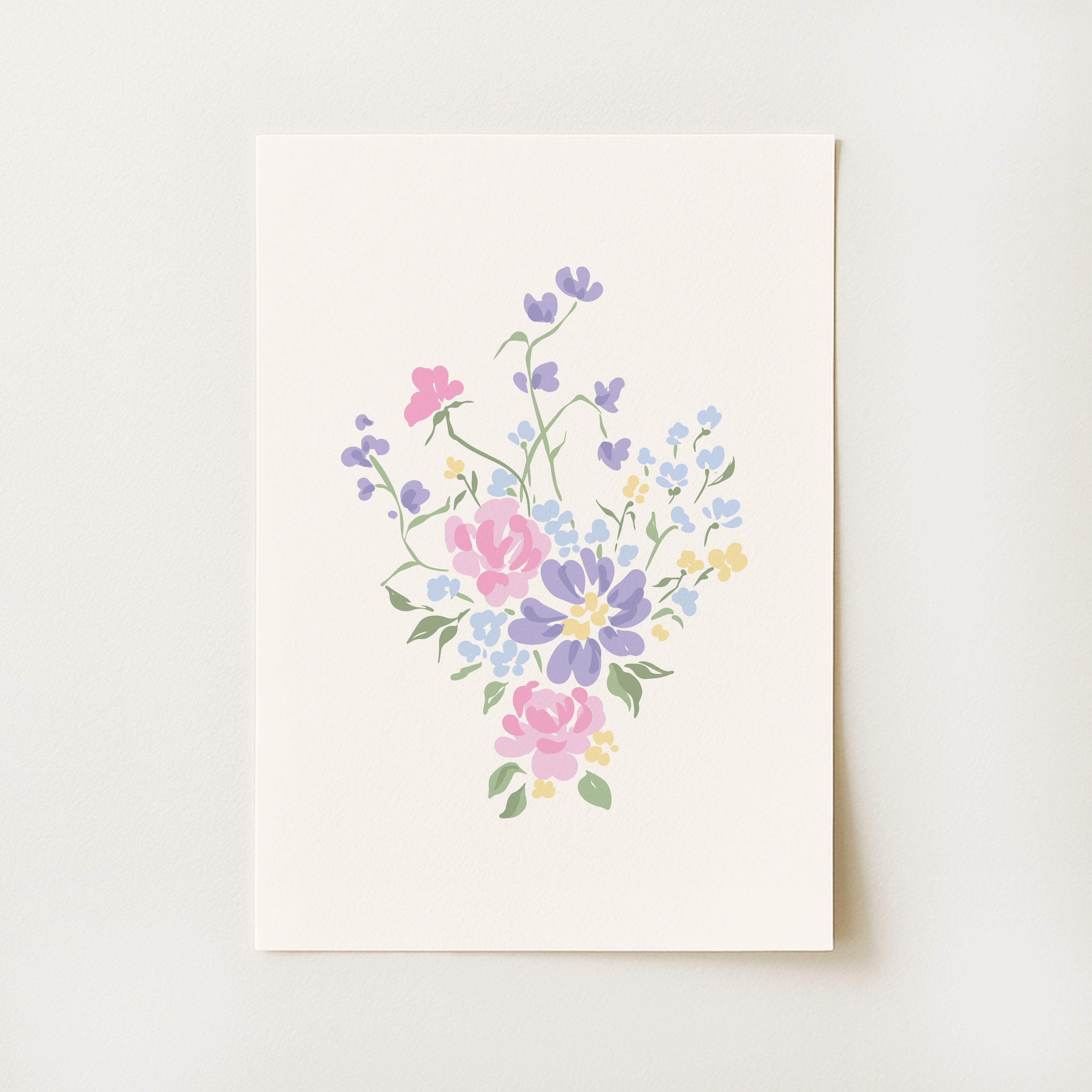 Spring Floral Bouquet Print