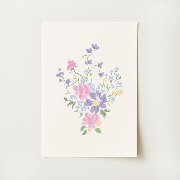 Spring Floral Bouquet Print