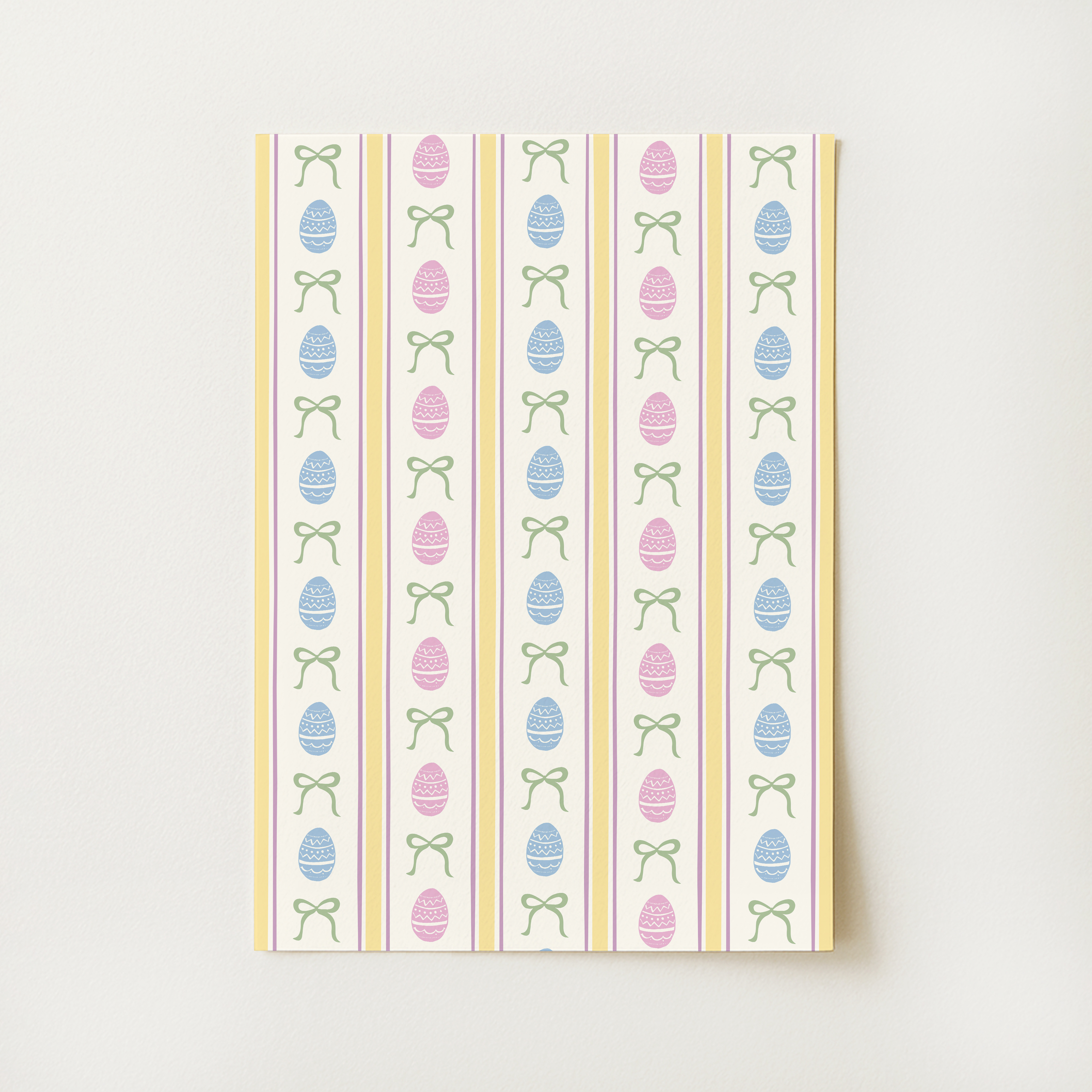 Easter Egg Pattern Print