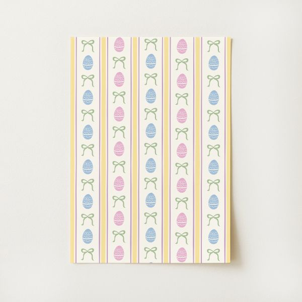 Easter Egg Pattern Print