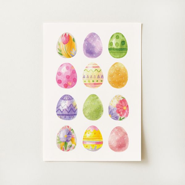 Easter Eggs Print