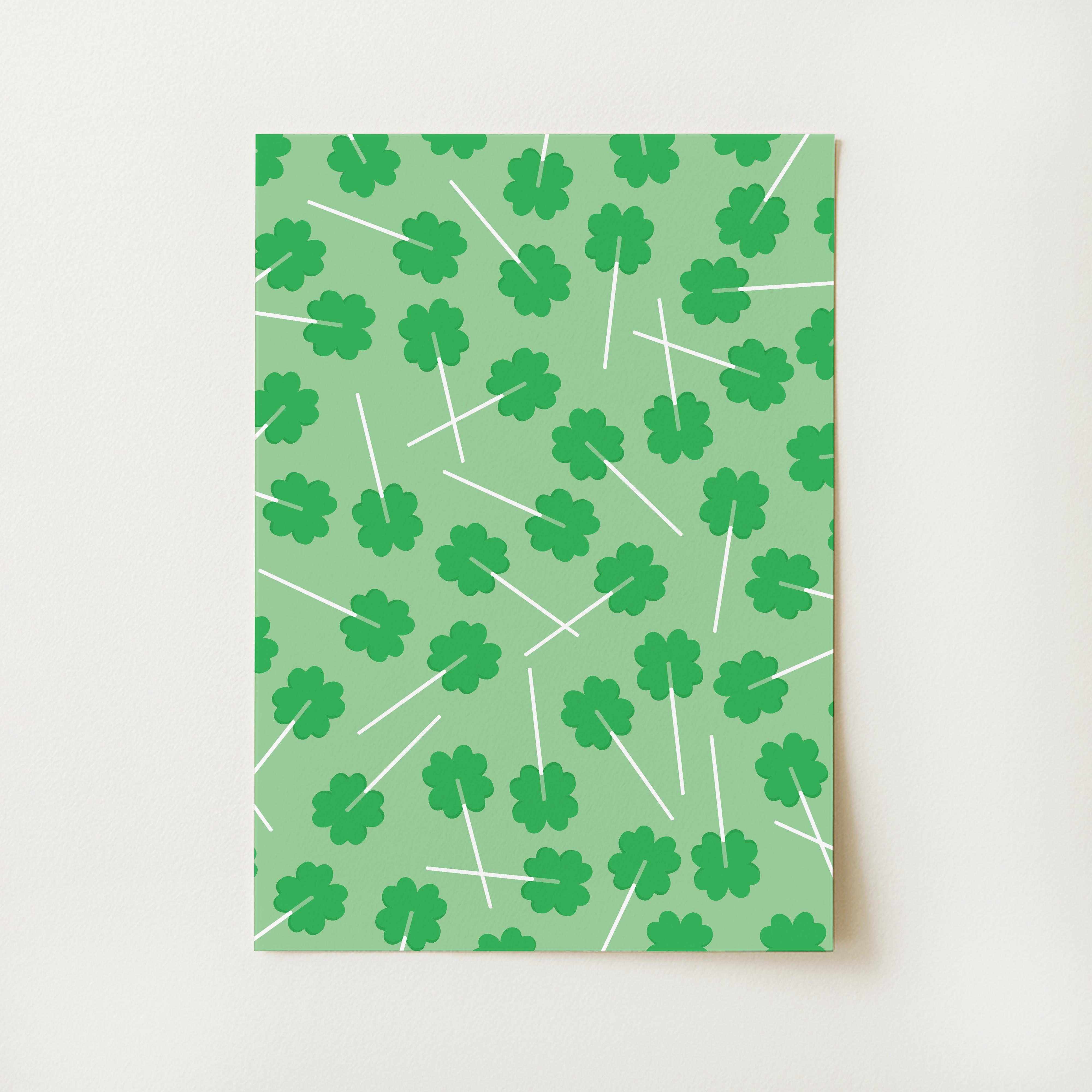 Shamrock Lollipop Print