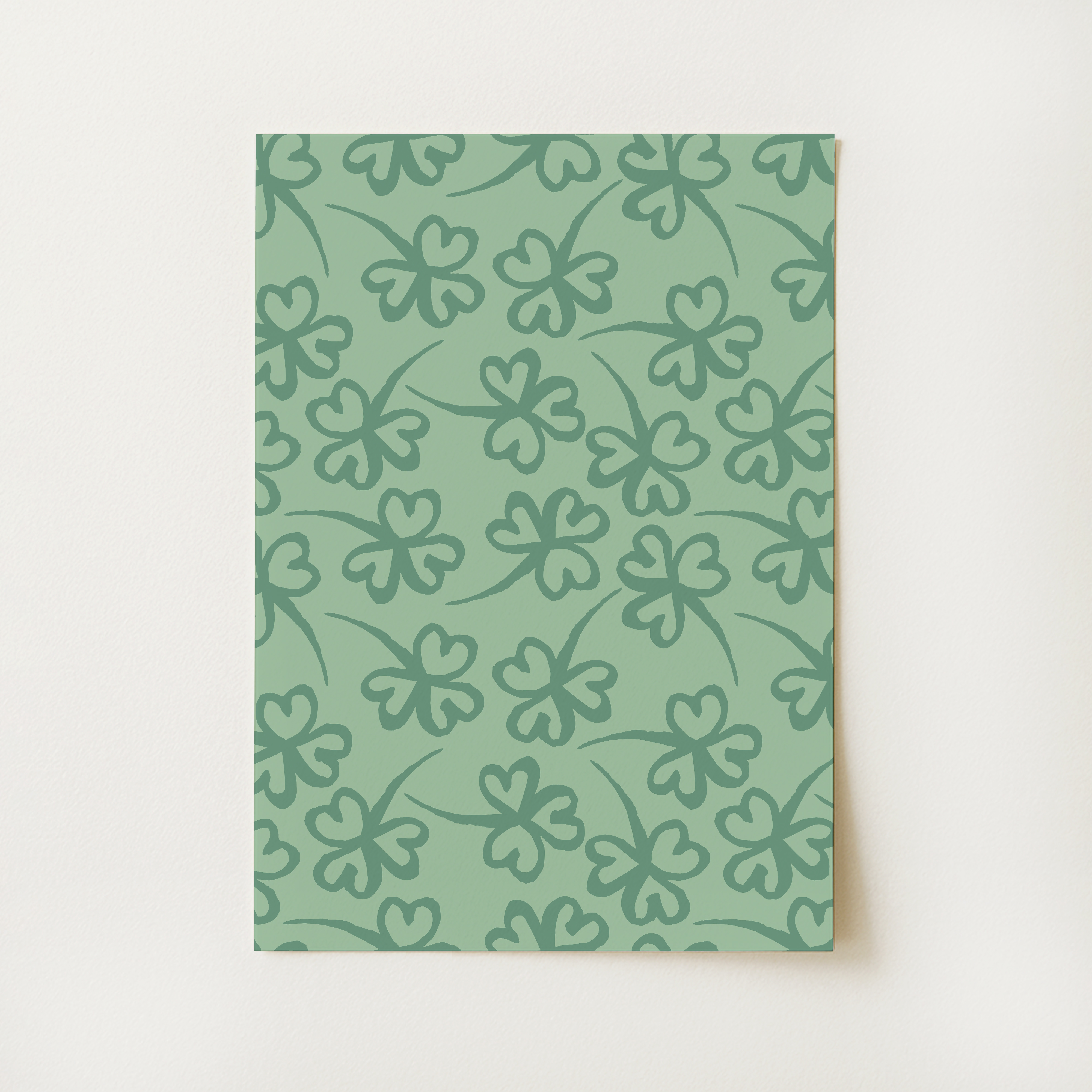 Cute Shamrock Print