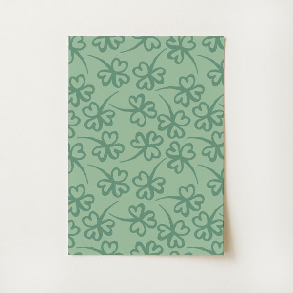 Cute Shamrock Print