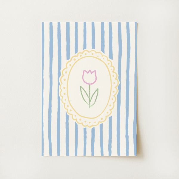 Spring Tulip Frame Print
