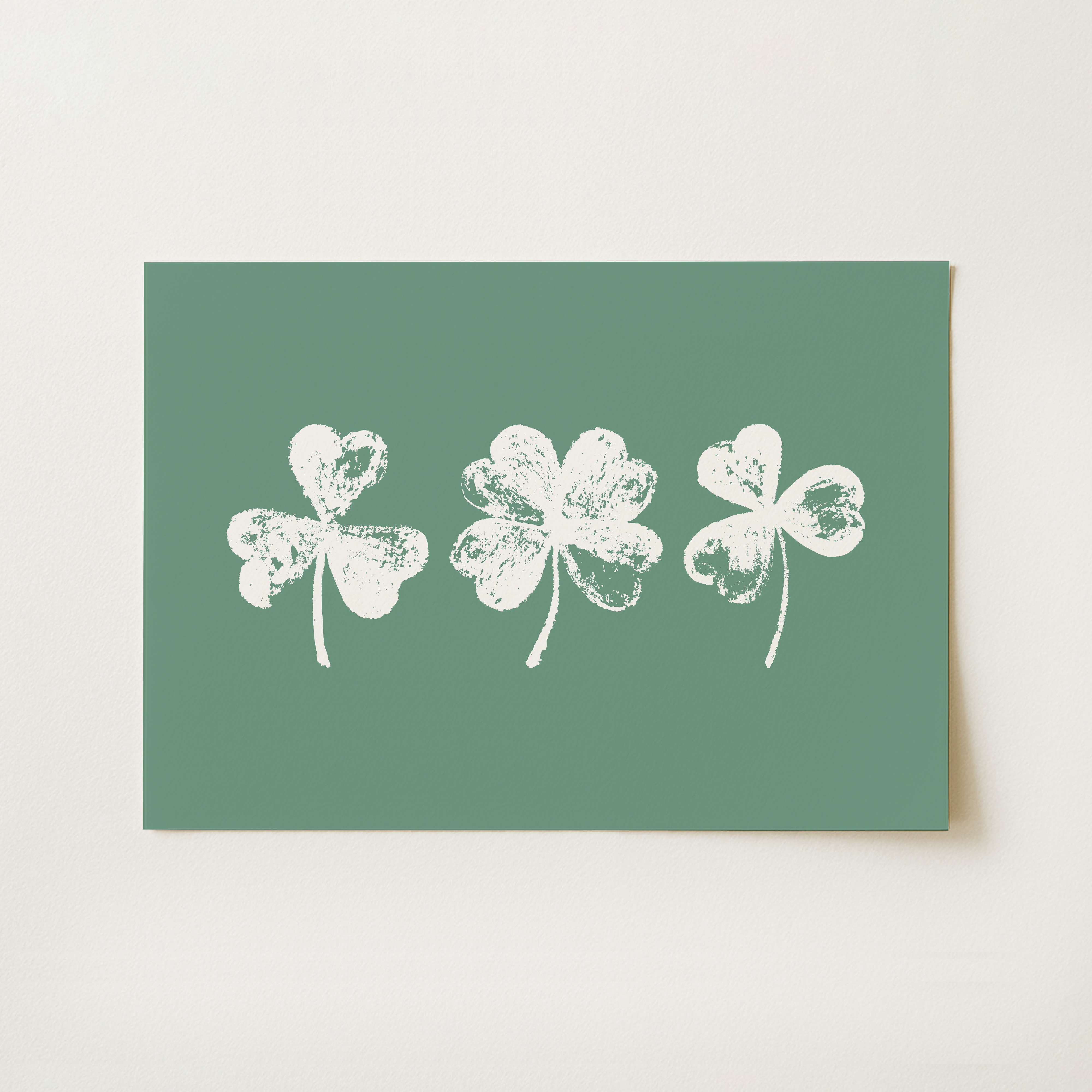 3 Clovers Print