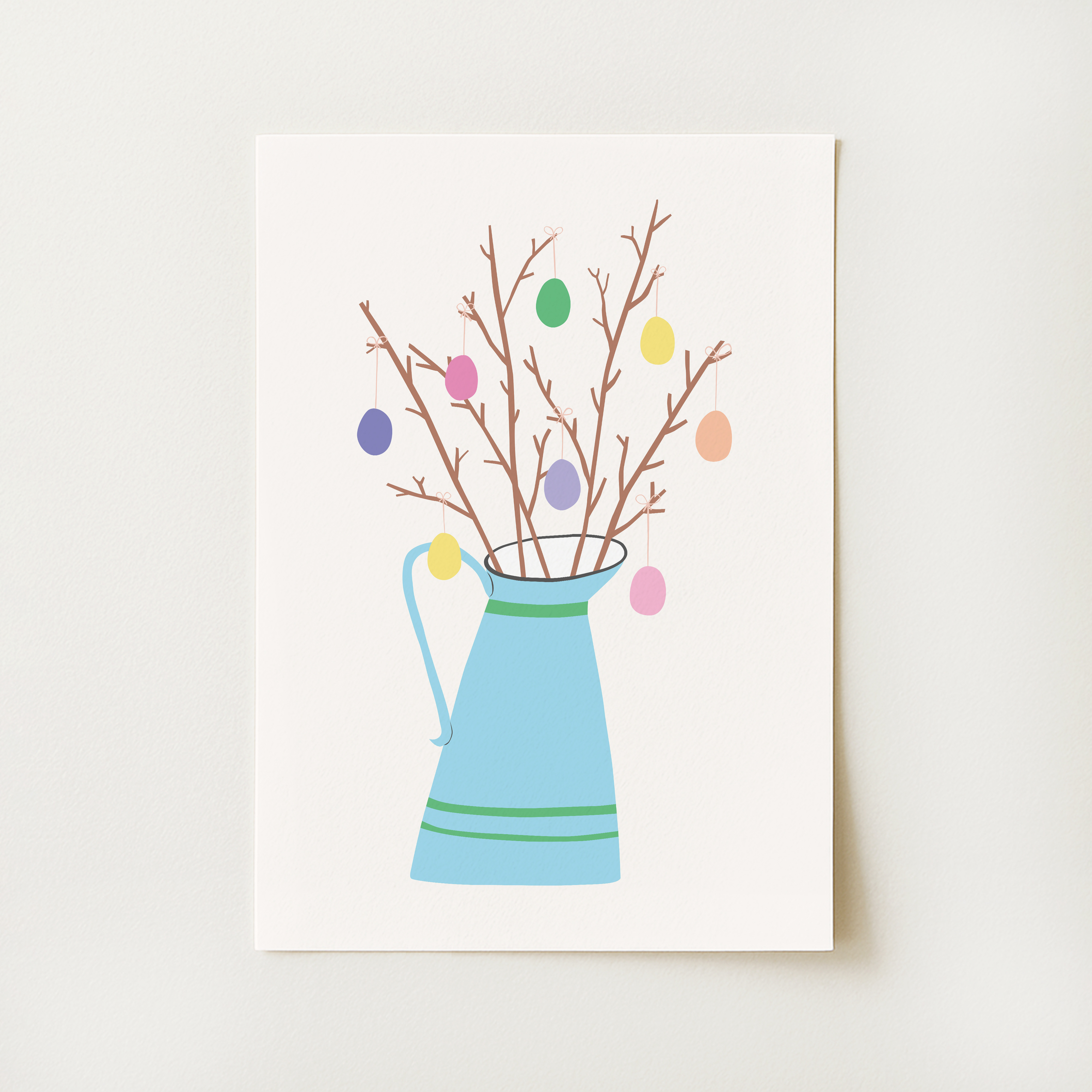 Easter Tree Print