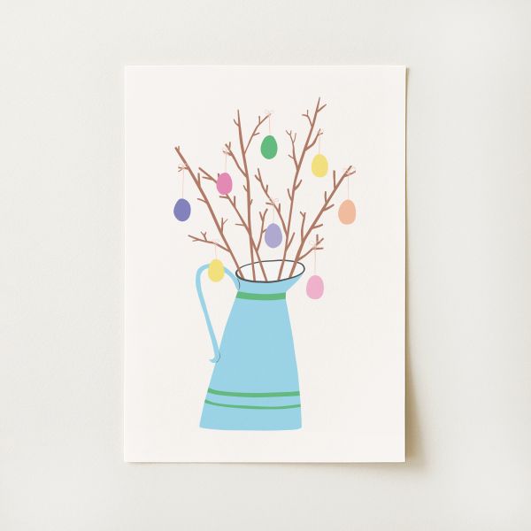 Easter Tree Print