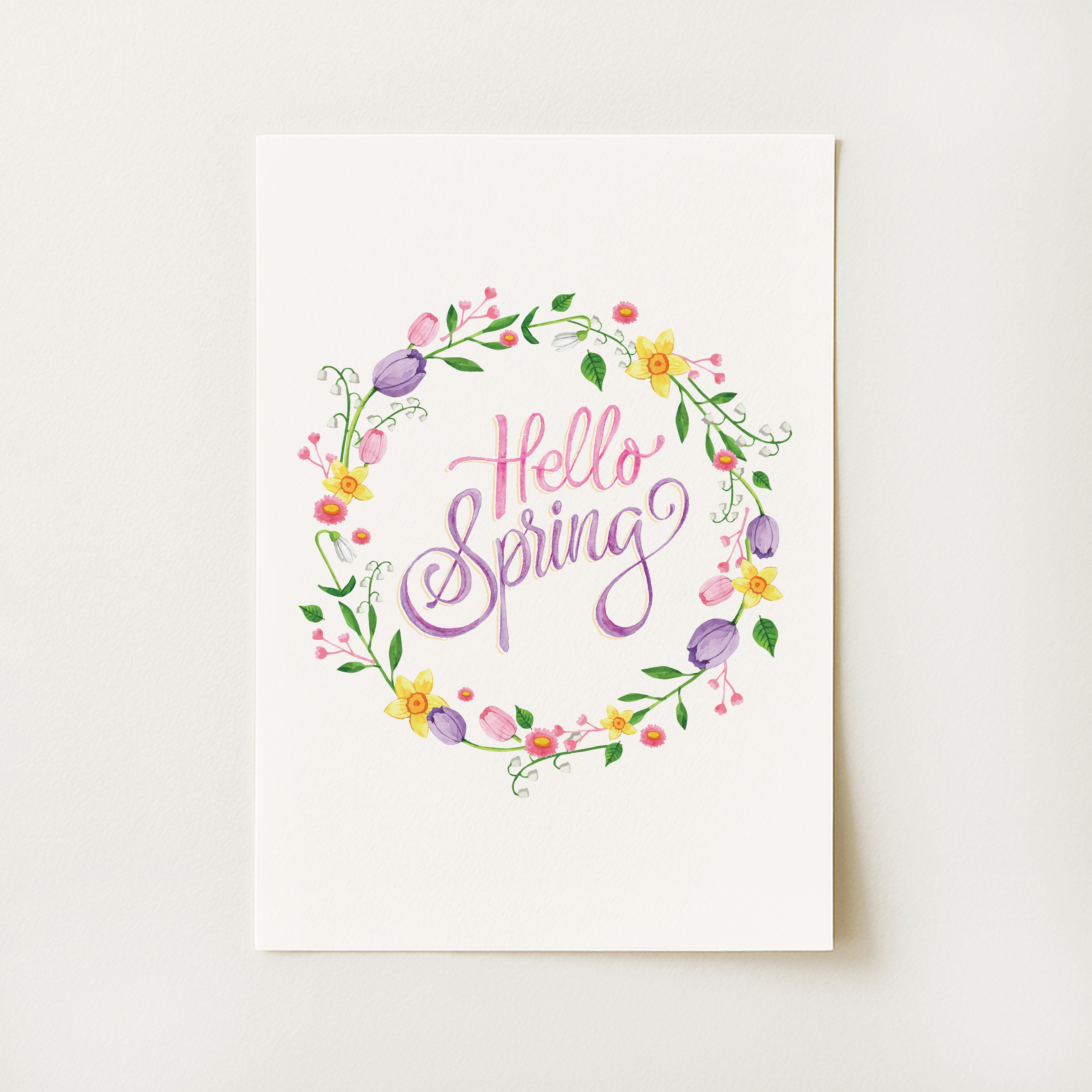 Hello Spring Print