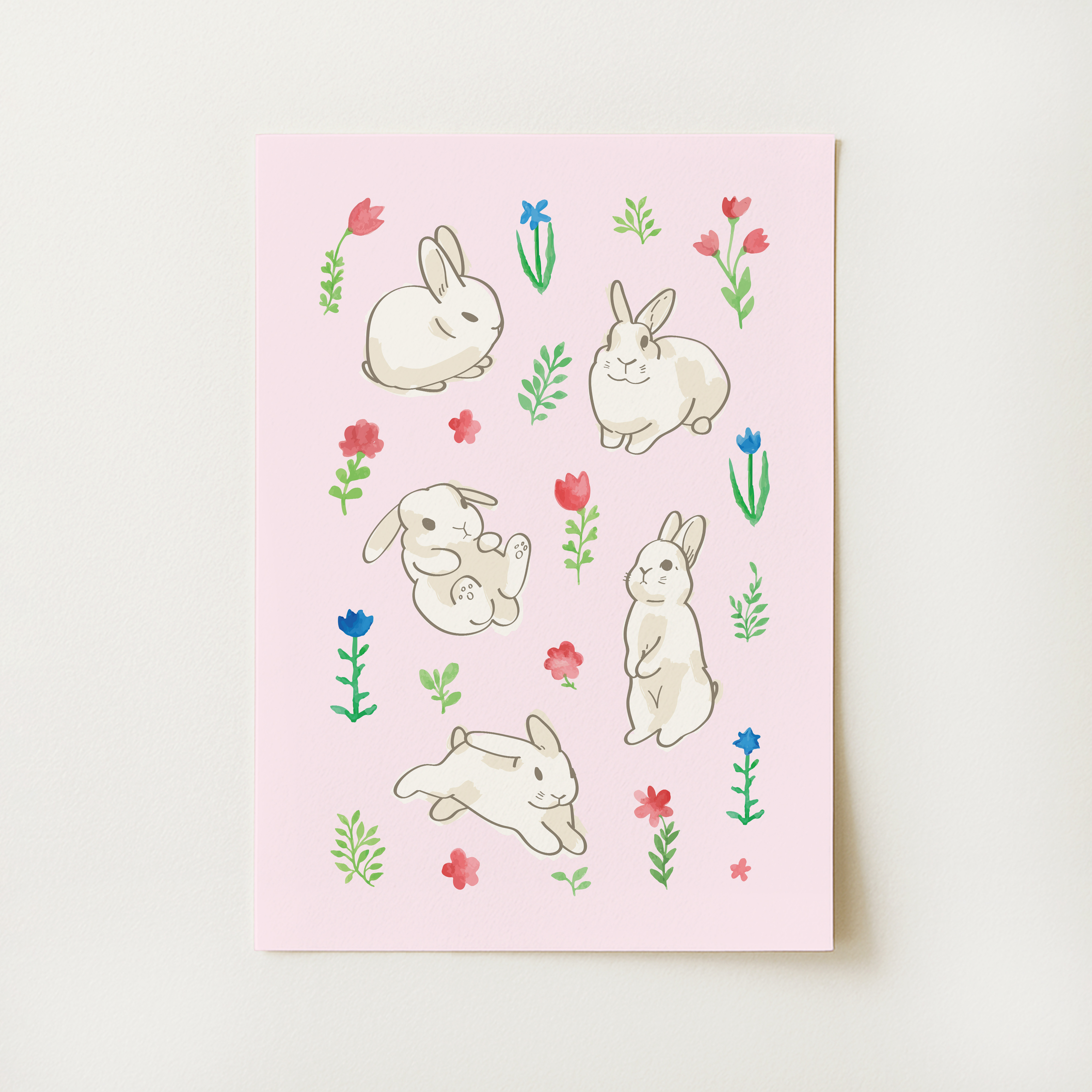 Cute Bunnies Print