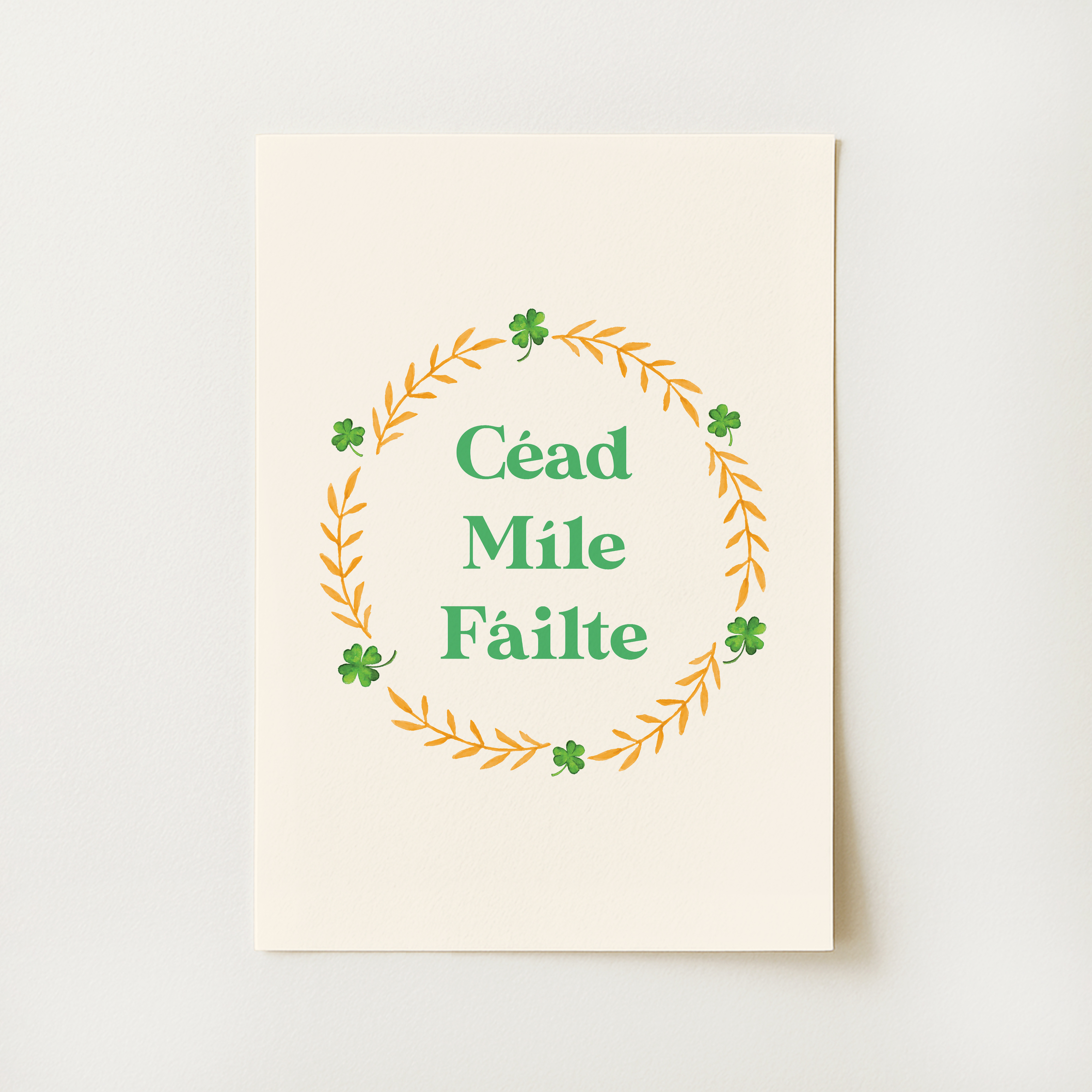 Céad Míle Fáilte Print