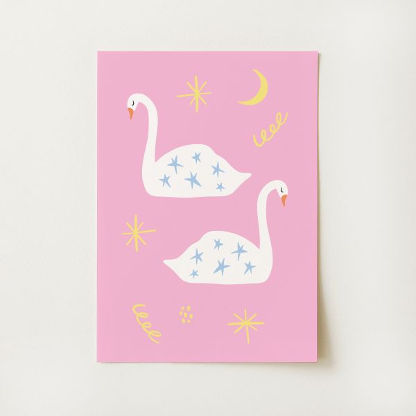 Swans Print