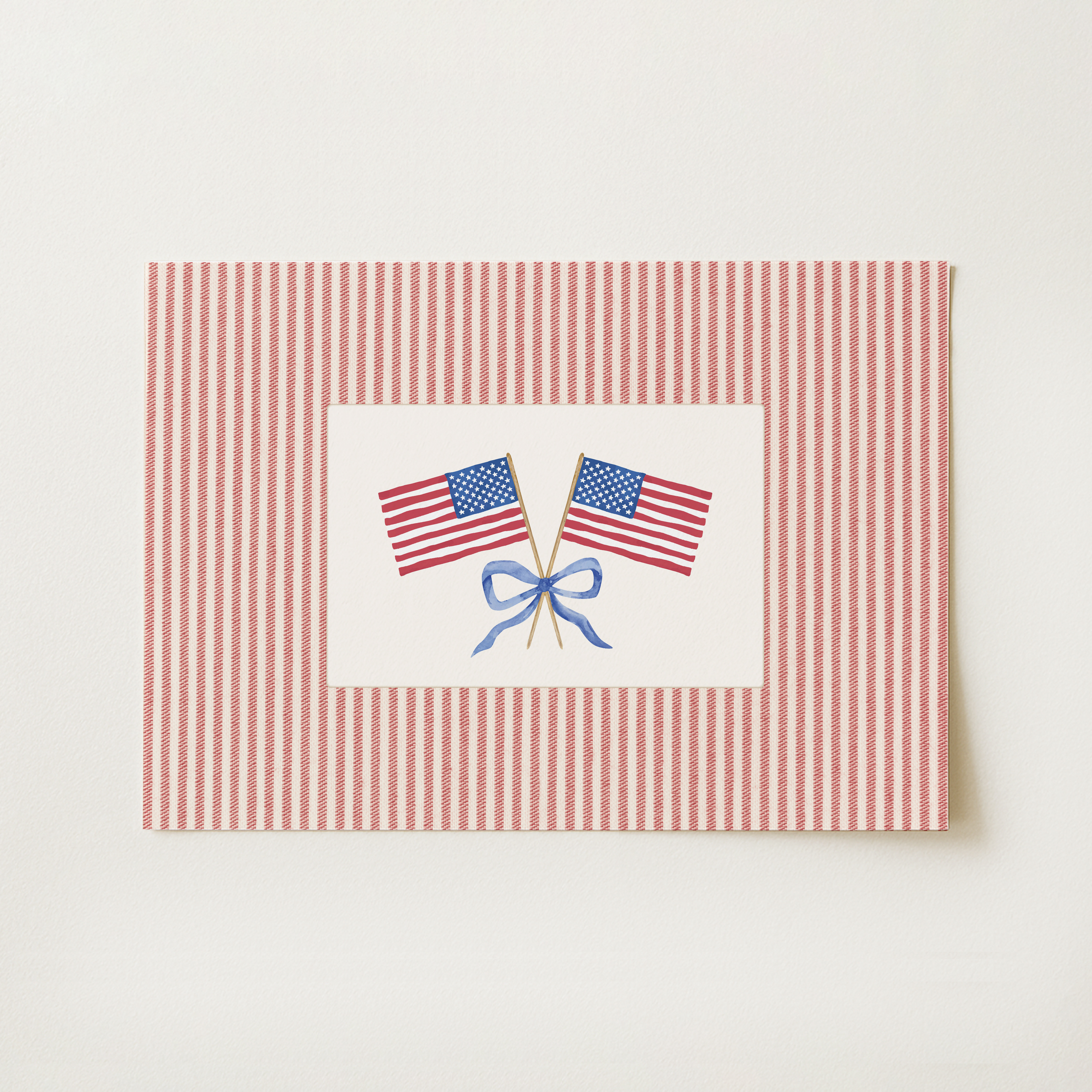 American Flag Print