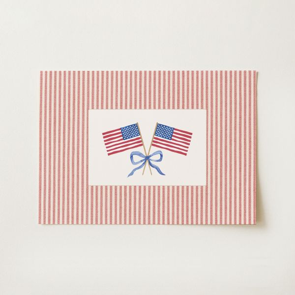 American Flag Print