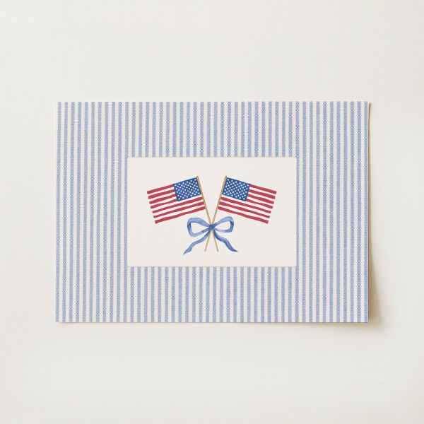 American Flag Print