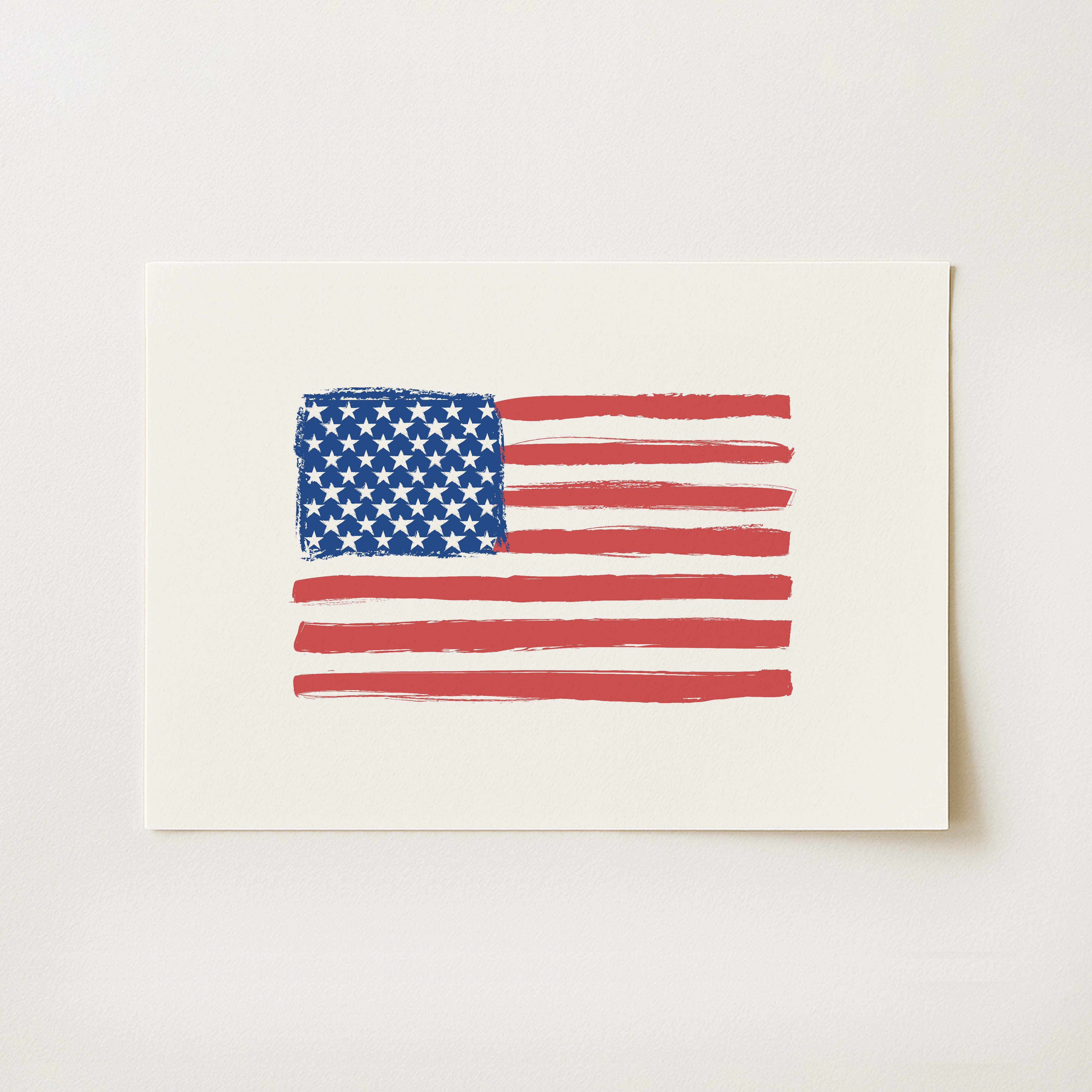 American Flag Print