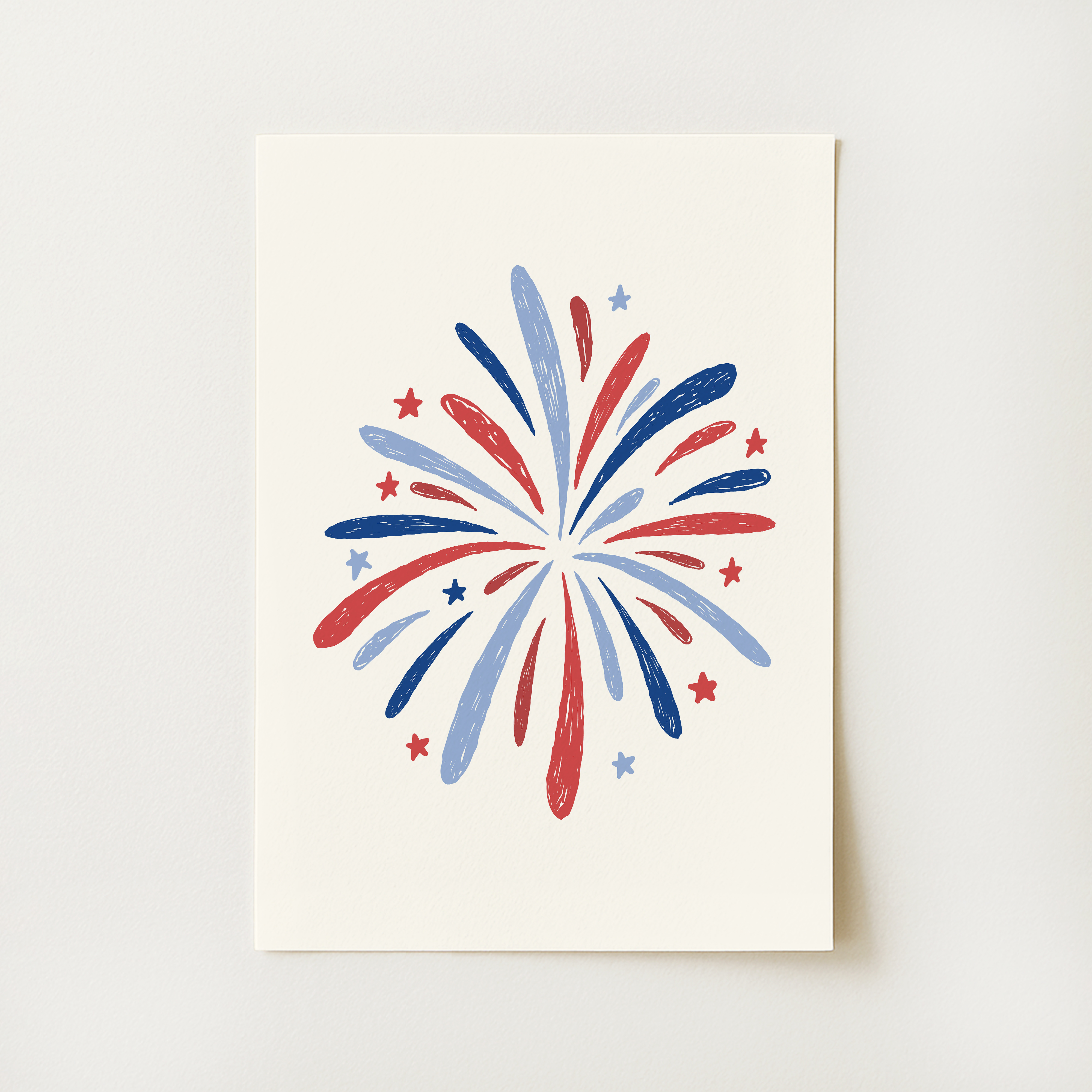 4th of July Fireworks Print