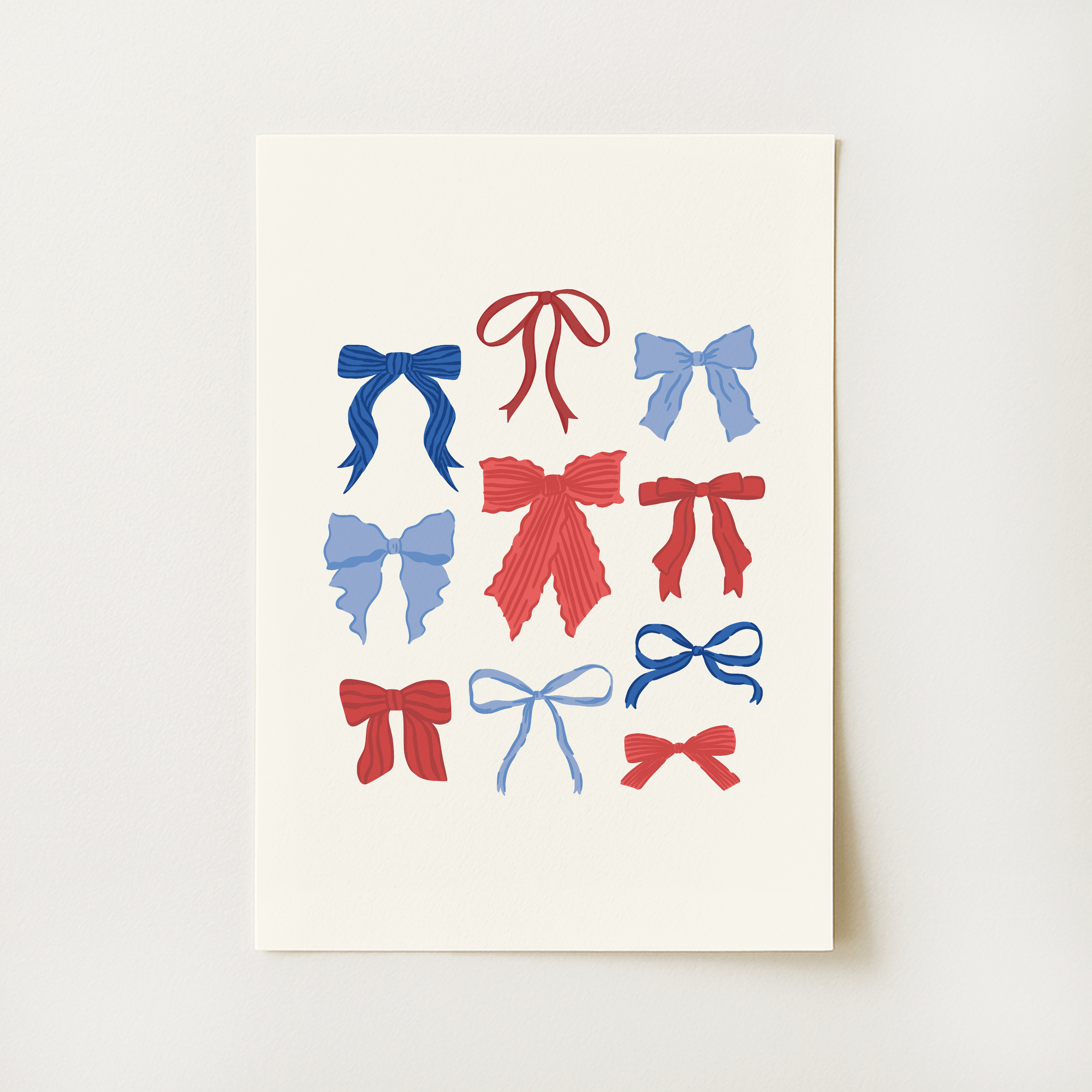 Patriotic Bows Print