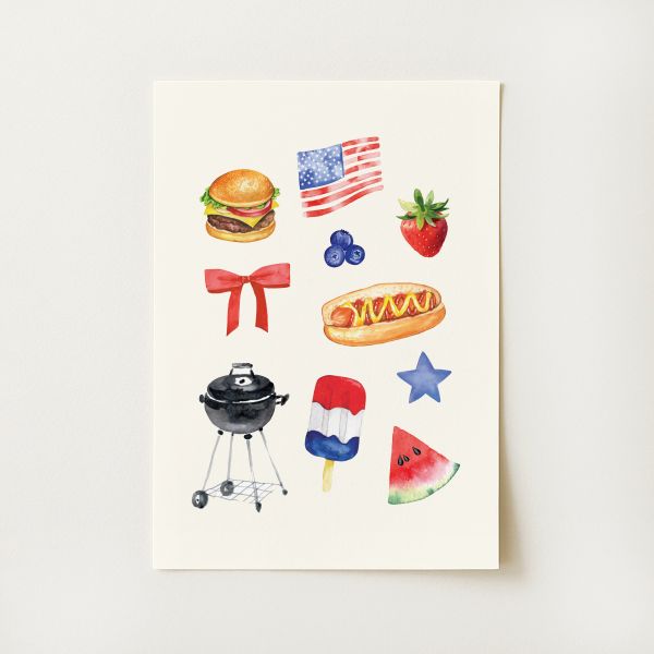 Fourth of July Print