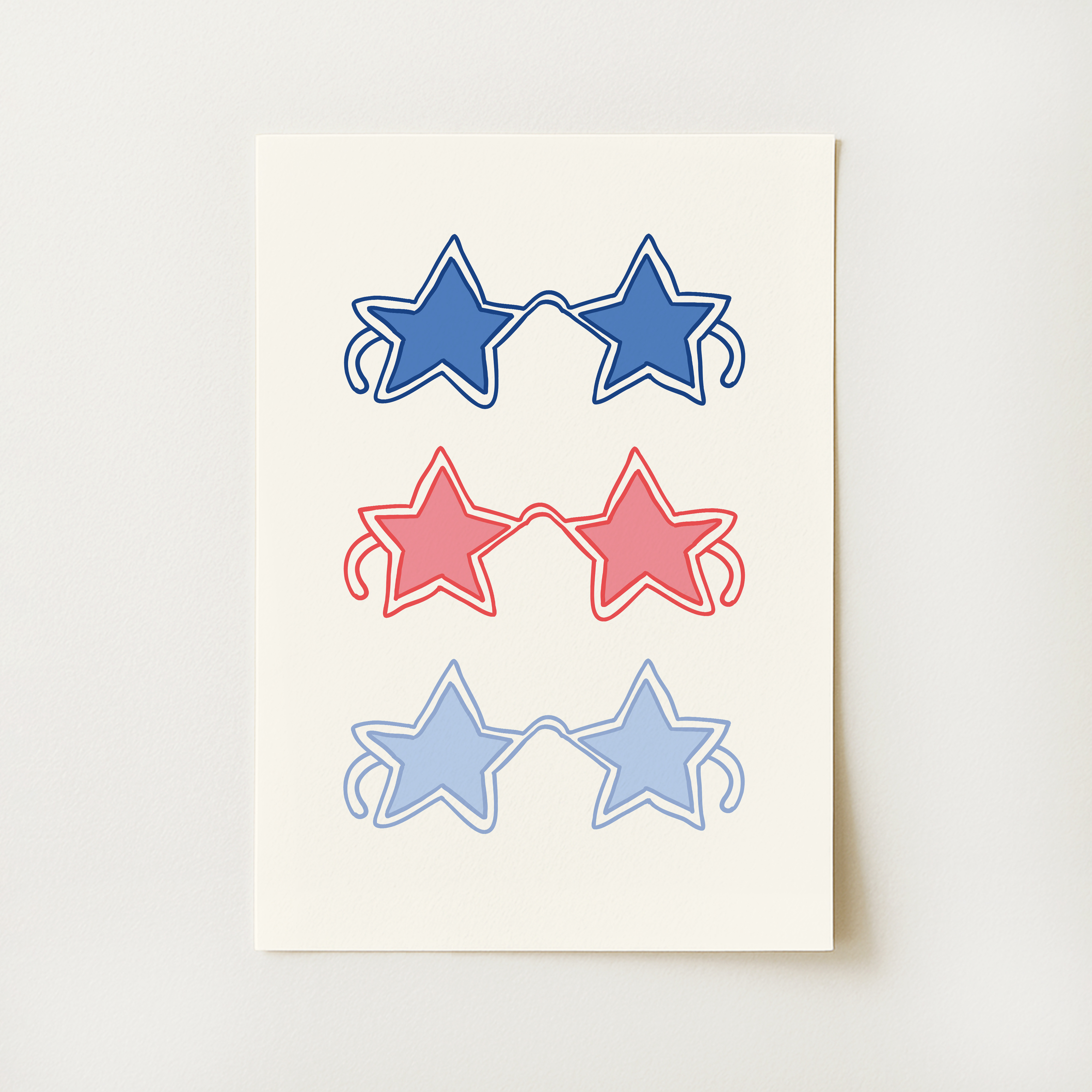 Stars Sunglasses Print