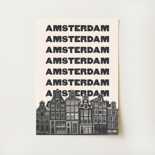 Amsterdam Travel Print