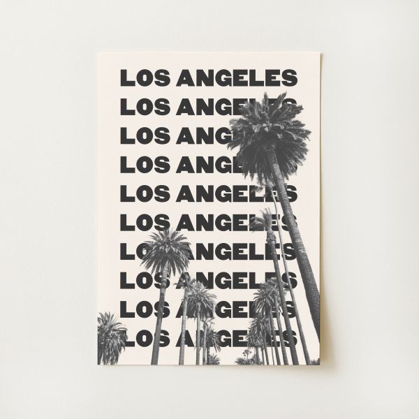 Los Angeles Travel Print
