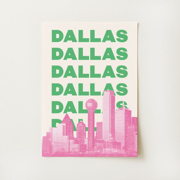 Dallas Travel Print