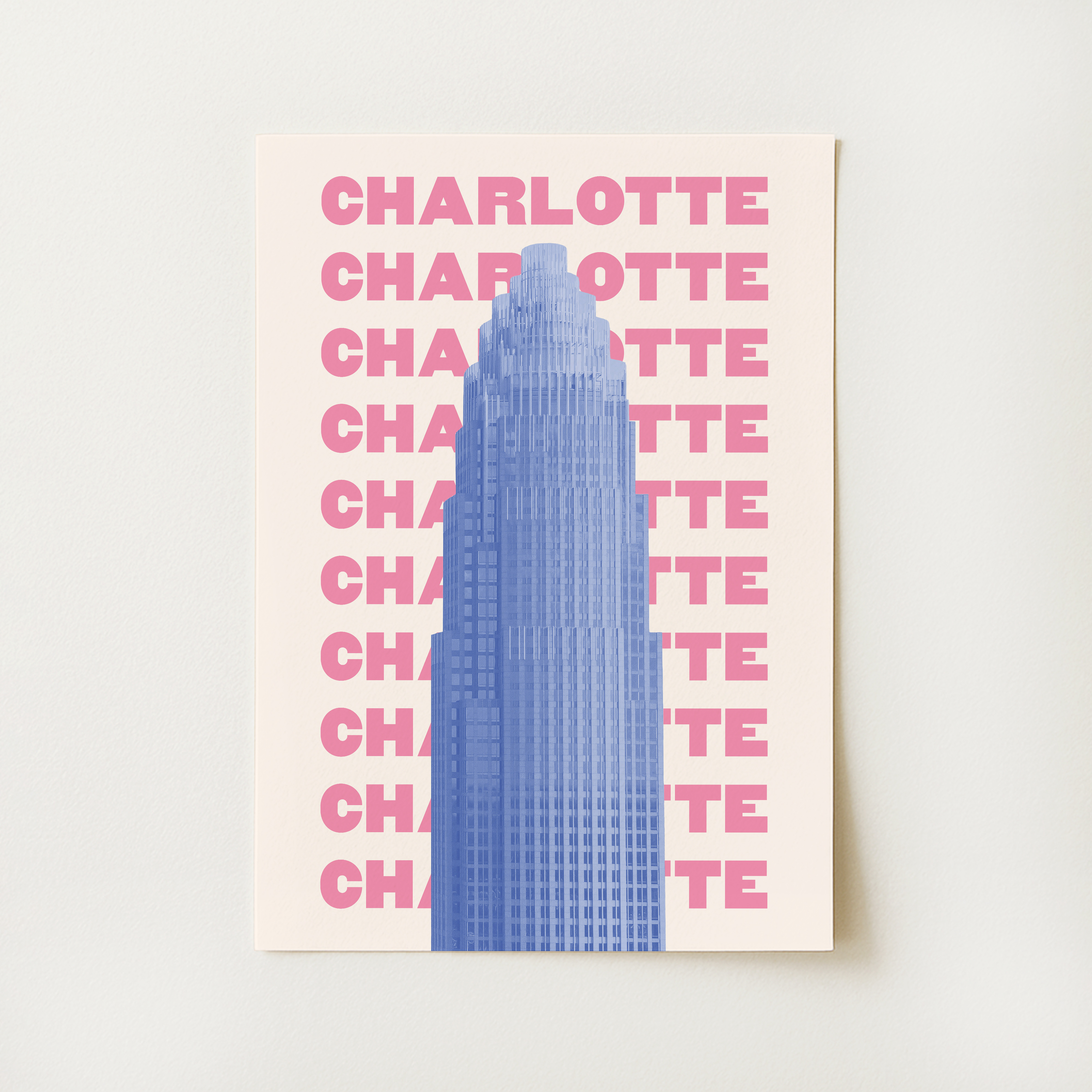 Charlotte Travel Print