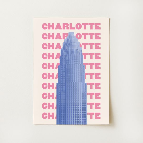 Charlotte Travel Print